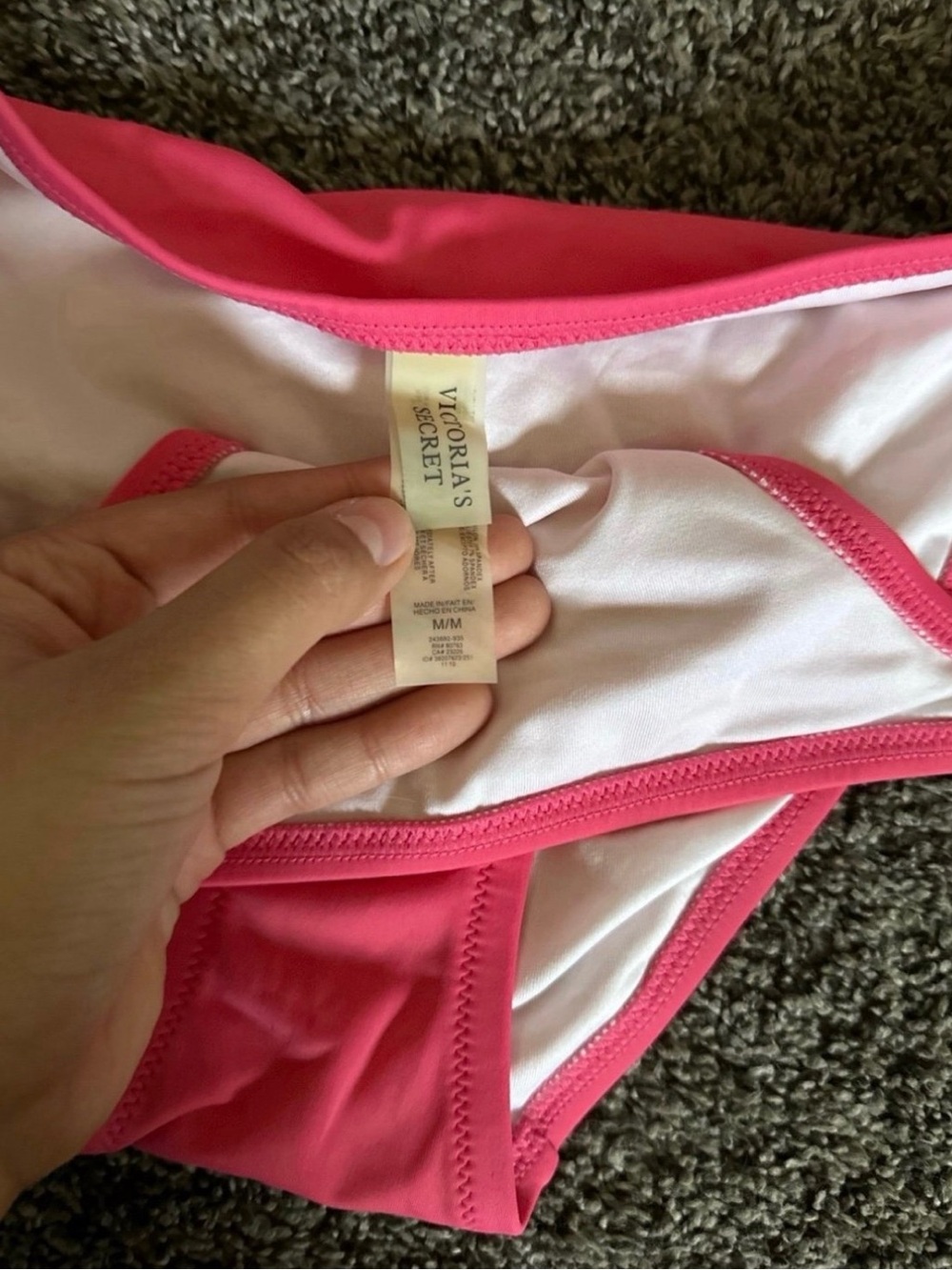 Victoria Secret Bikini Bottoms Size Medium 0190 - Picture 2 of 2